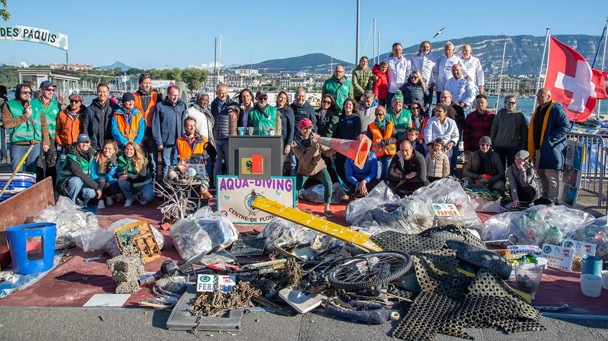 Nettoyage du lac: toujours trop de déchets !